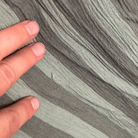 Amuse Society - Hidden Cove Maxi Dress (green / grey / sage stripe) - beachy - M - Picture 6 of 11